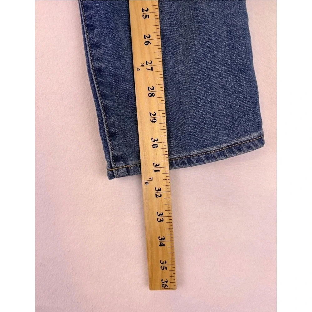 Lucky Brand Sweet Jean Crop Medium Wash Denim Jeans Womens Size 8 29 Mid Rise